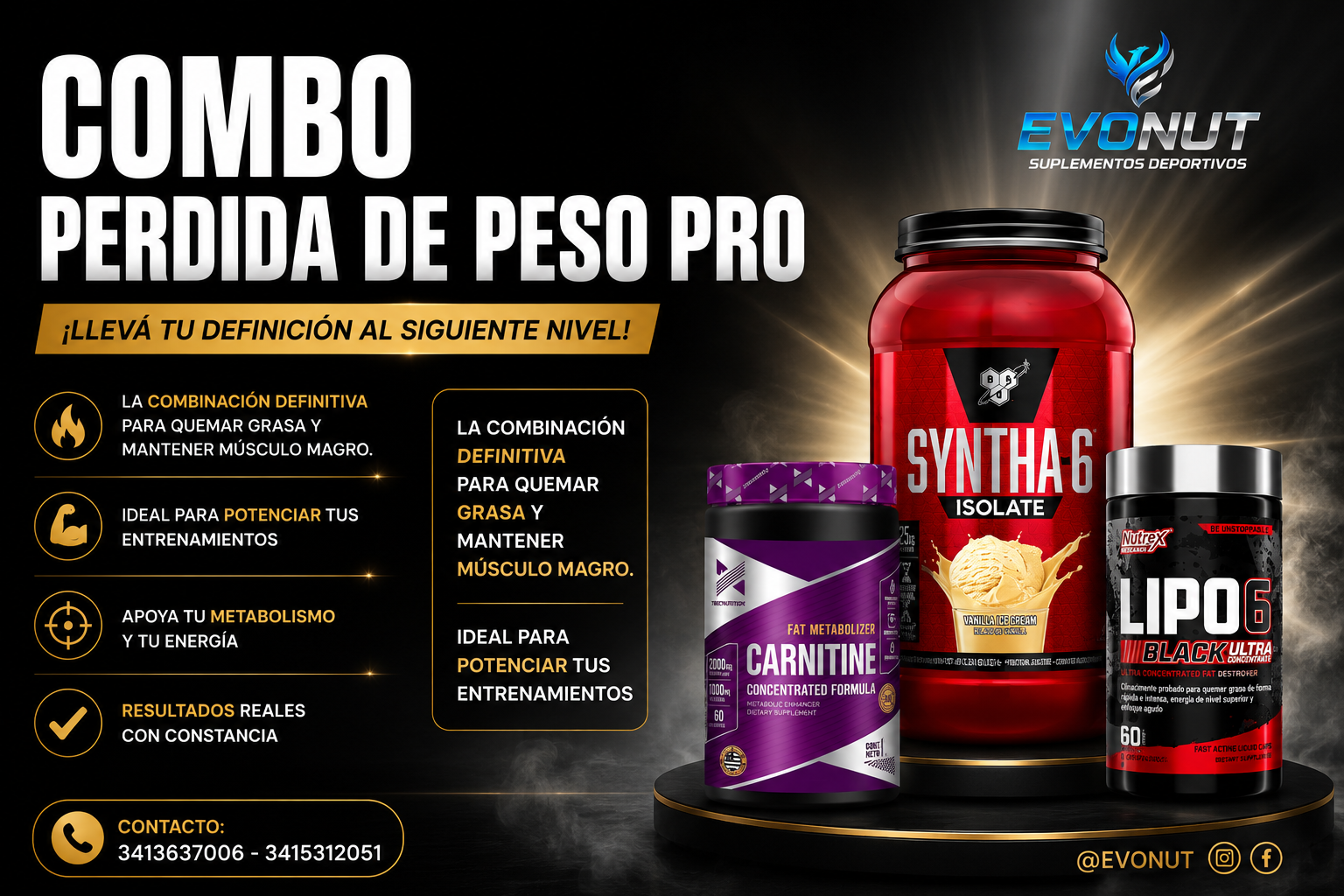 Combo Pérdida de Peso PRO